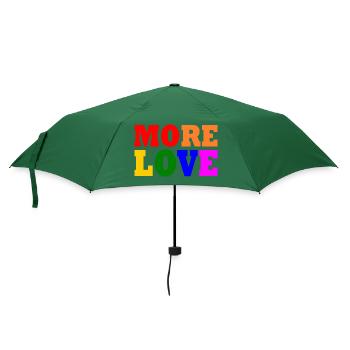 More love - Regenschirm (klein) - Flaschengrün - Vorne