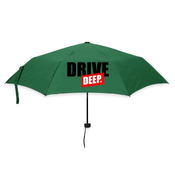 Drive Deep - Regenschirm (klein) - Flaschengrün - Vorne
