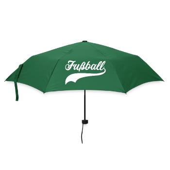 fußball swoosh - Regenschirm (klein) - Flaschengrün - Vorne