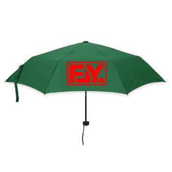 FLY - Regenschirm (klein) - Flaschengrün - Vorne