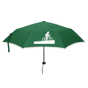 Biking Running Marathon Triathlon Fahrrad - Regenschirm (klein) - Flaschengrün - Vorne