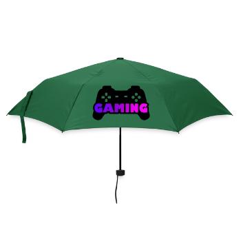 Gaming-Joystick lila rosa - Regenschirm (klein) - Flaschengrün - Vorne