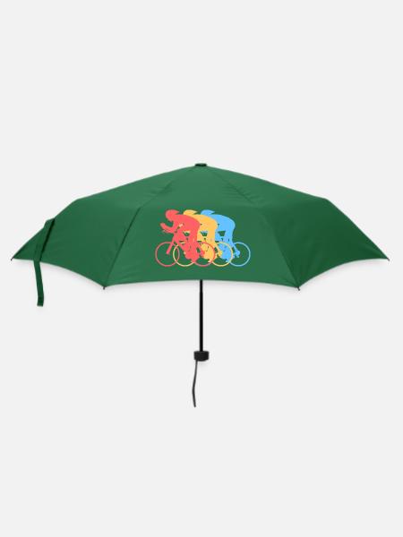 Fahrrad - Regenschirm (klein) - Flaschengrün