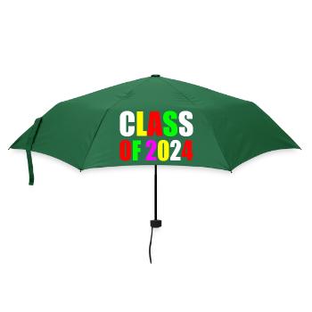 Class of 2024 - Regenschirm (klein) - Flaschengrün - Vorne