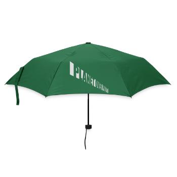 planet over profit Zitat - Regenschirm (klein) - Flaschengrün - Vorne