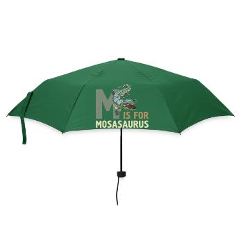 Reptilien Urzeit Mosasaurus Spruch Geschenk - Regenschirm (klein) - Flaschengrün - Vorne