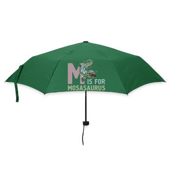 Reptilien Urzeit Mosasaurus Spruch Geschenk - Regenschirm (klein) - Flaschengrün - Vorne