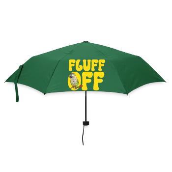 Molinasittich Papagei Vogel Sittich - Regenschirm (klein) - Flaschengrün - Vorne