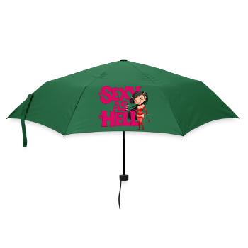 HÖLLISCH SEXY - Regenschirm (klein) - Flaschengrün - Vorne