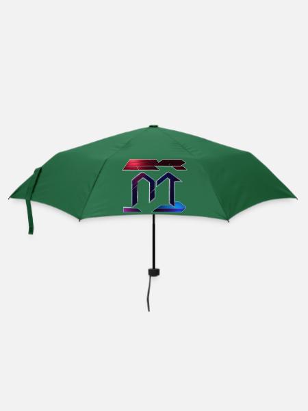 die Nachricht - Regenschirm (klein) - Flaschengrün