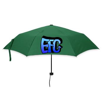 EFG für Abkürzungen und Kunst - Regenschirm (klein) - Flaschengrün - Vorne