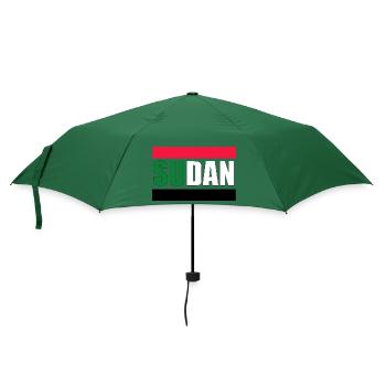 FREE SUDAN - Regenschirm (klein) - Flaschengrün - Vorne
