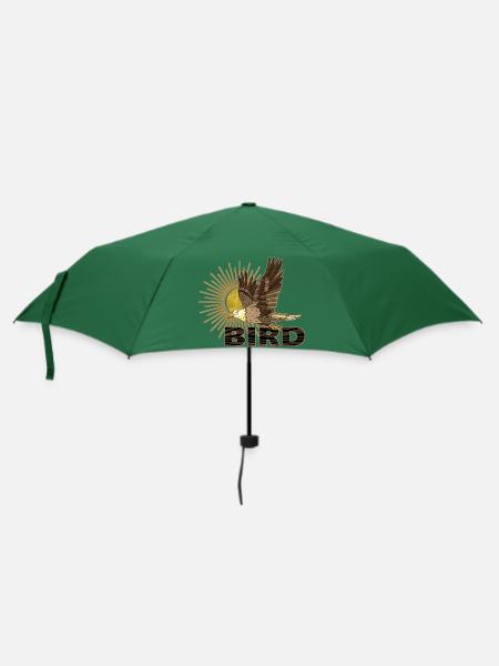 Greifvogel - Regenschirm (klein) - Flaschengrün