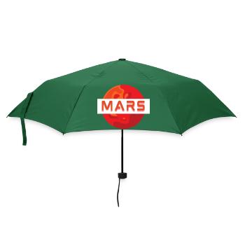 Mission MARS! - Regenschirm (klein) - Flaschengrün - Vorne