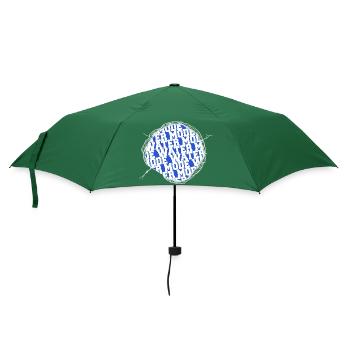 quote apnoe swim dad tshirts swimming - Regenschirm (klein) - Flaschengrün - Vorne