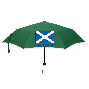 Schottland - Regenschirm (klein) - Flaschengrün - Vorne