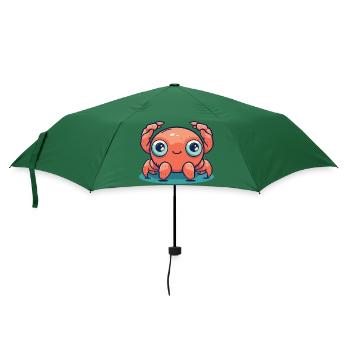 Krebs - Regenschirm (klein) - Flaschengrün - Vorne