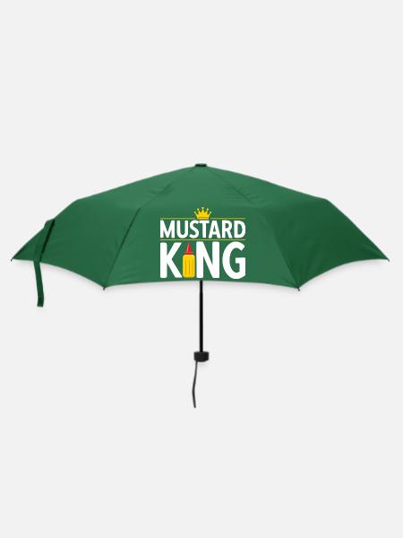 Senf Mustard - Regenschirm (klein) - Flaschengrün