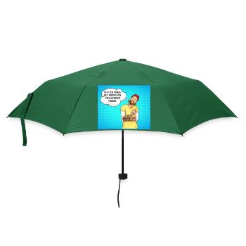 Seit ich Single bin mache ich viel weniger falsch - Regenschirm (klein) - Flaschengrün - Vorne