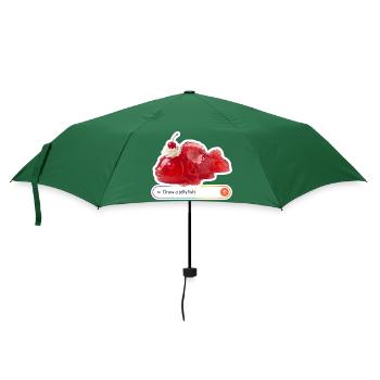 NOAI Quallen - Regenschirm (klein) - Flaschengrün - Vorne