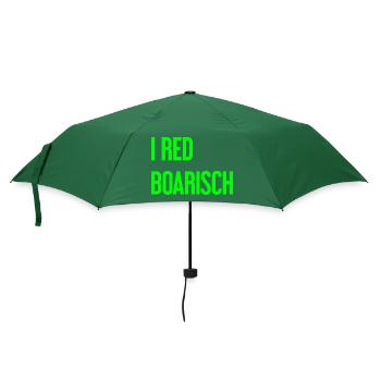 I red boarisch - Regenschirm (klein) - Flaschengrün - Vorne