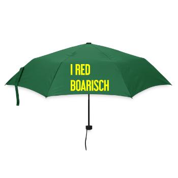 I red boarisch - Regenschirm (klein) - Flaschengrün - Vorne