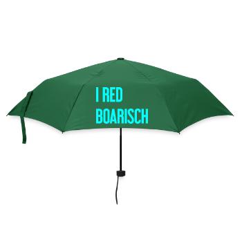 I red boarisch - Regenschirm (klein) - Flaschengrün - Vorne