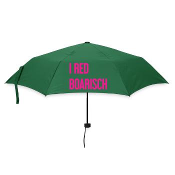 I red boarisch - Regenschirm (klein) - Flaschengrün - Vorne