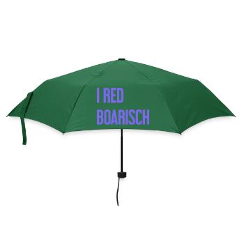 I red boarisch - Regenschirm (klein) - Flaschengrün - Vorne