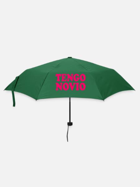 Ich habe einen Freund - Regenschirm (klein) - Flaschengrün