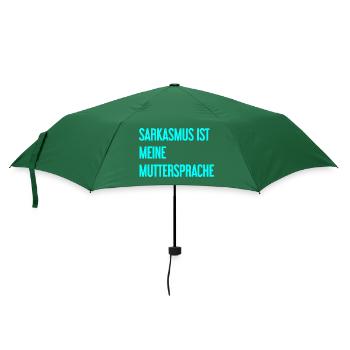 Sarkasmus-Profi - Regenschirm (klein) - Flaschengrün - Vorne