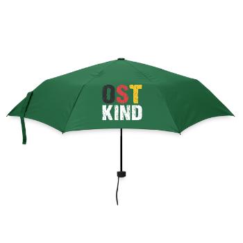 Ost Kind DDR Osten Ossi - Regenschirm (klein) - Flaschengrün - Vorne