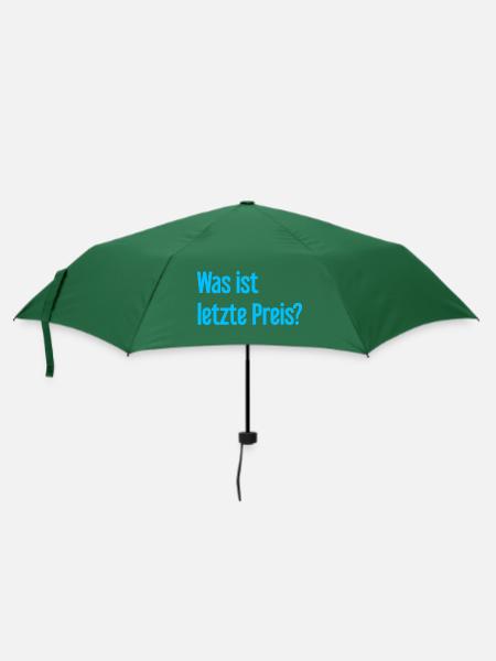 Was ist letzte Preis? - Regenschirm (klein) - Flaschengrün