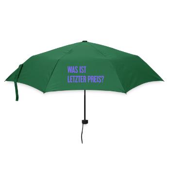 Was ist letzter Preis? - Regenschirm (klein) - Flaschengrün - Vorne