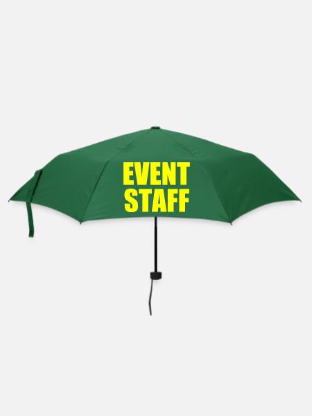 Event staff - Regenschirm (klein) - Flaschengrün