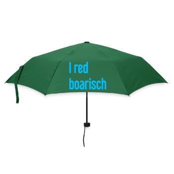 I red boarisch - Regenschirm (klein) - Flaschengrün - Vorne