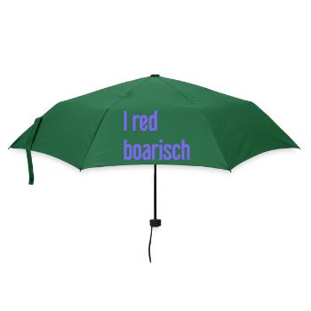I red boarisch - Regenschirm (klein) - Flaschengrün - Vorne