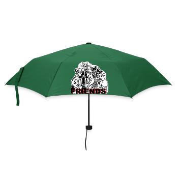 ZoffArt FRIENDS - Regenschirm (klein) - Flaschengrün - Vorne
