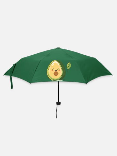 Die leckere Avocado - Regenschirm (klein) - Flaschengrün