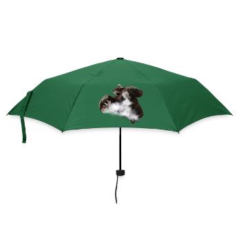 Kokain Jump Bär - Regenschirm (klein) - Flaschengrün - Vorne
