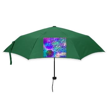 Persischer Lebensbaum Nr. 2 - Regenschirm (klein) - Flaschengrün - Vorne