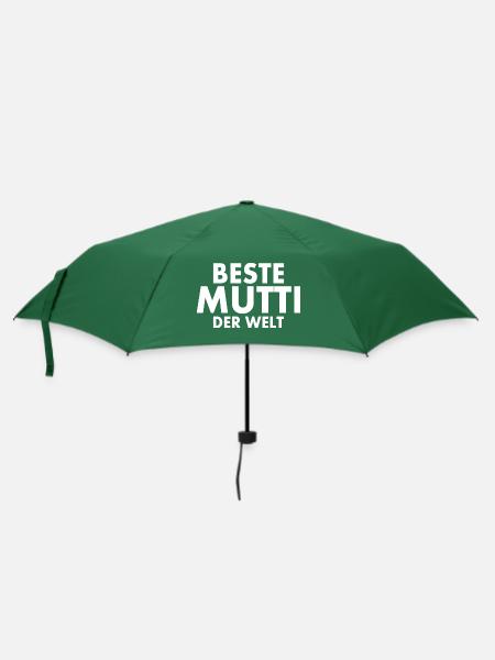 Beste mutti der welt - Regenschirm (klein) - Flaschengrün