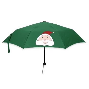 weihnachtsmann - Regenschirm (klein) - Flaschengrün - Vorne