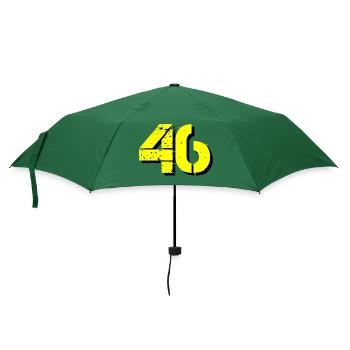 46 Zahl - Regenschirm (klein) - Flaschengrün - Vorne