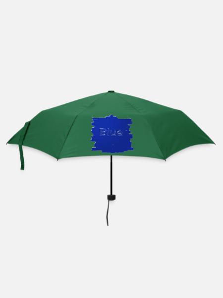 Blue - Regenschirm (klein) - Flaschengrün