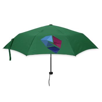 Blue flash - Regenschirm (klein) - Flaschengrün - Vorne