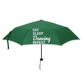 Dancing Dance Music - Regenschirm (klein) - Flaschengrün - Vorne