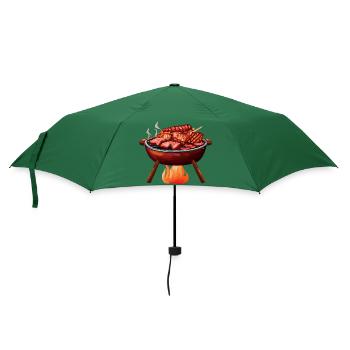 Grillmeister Grill - Regenschirm (klein) - Flaschengrün - Vorne