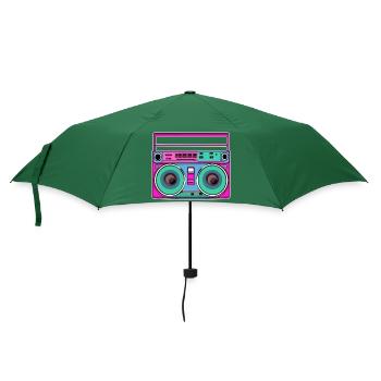 Ghetto-Blaster Fluo - Regenschirm (klein) - Flaschengrün - Vorne