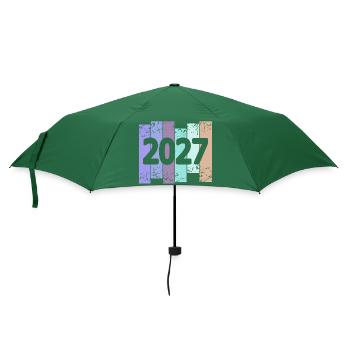 2027 - Regenschirm (klein) - Flaschengrün - Vorne